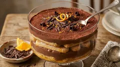 Kein Backofen nötig: Rezept für leckeres Tiramisu mit Schokolade und Orange